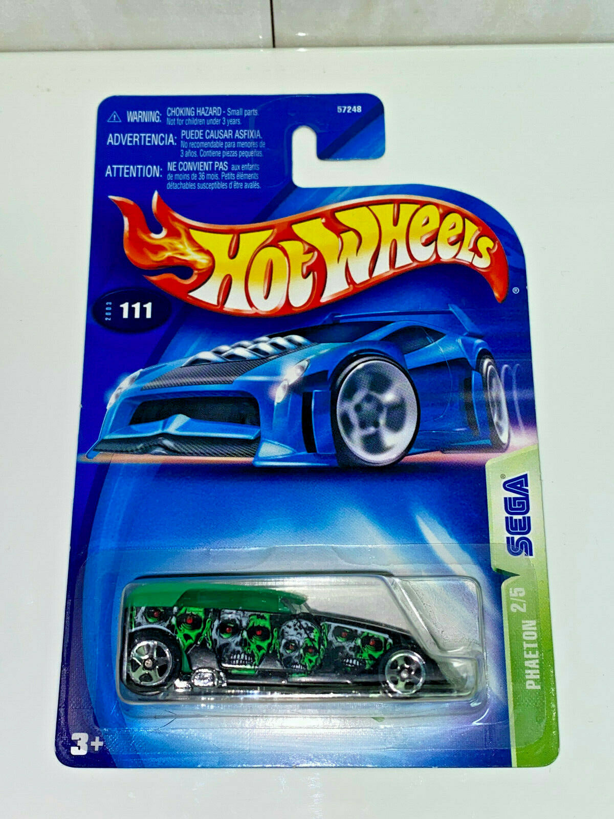 2003 Hot Wheels Sega Series Full Set 5 Cars NIP #110,#111,#112,#113,#114