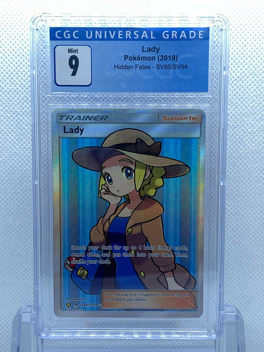 Pokémon Hidden Fates Shiny Vault SV86/SV94 Lady CGC 9 Gem Mint