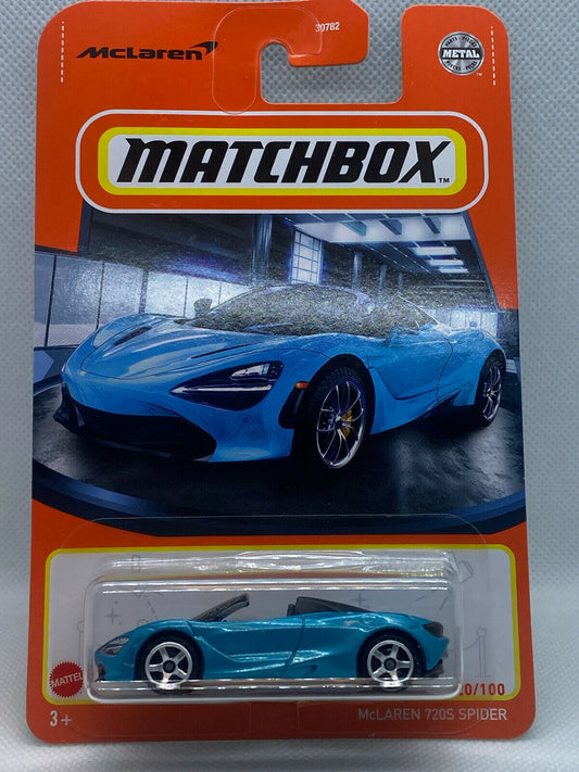 2021 Matchbox #20/100 Mclaren 720S Spider NIP
