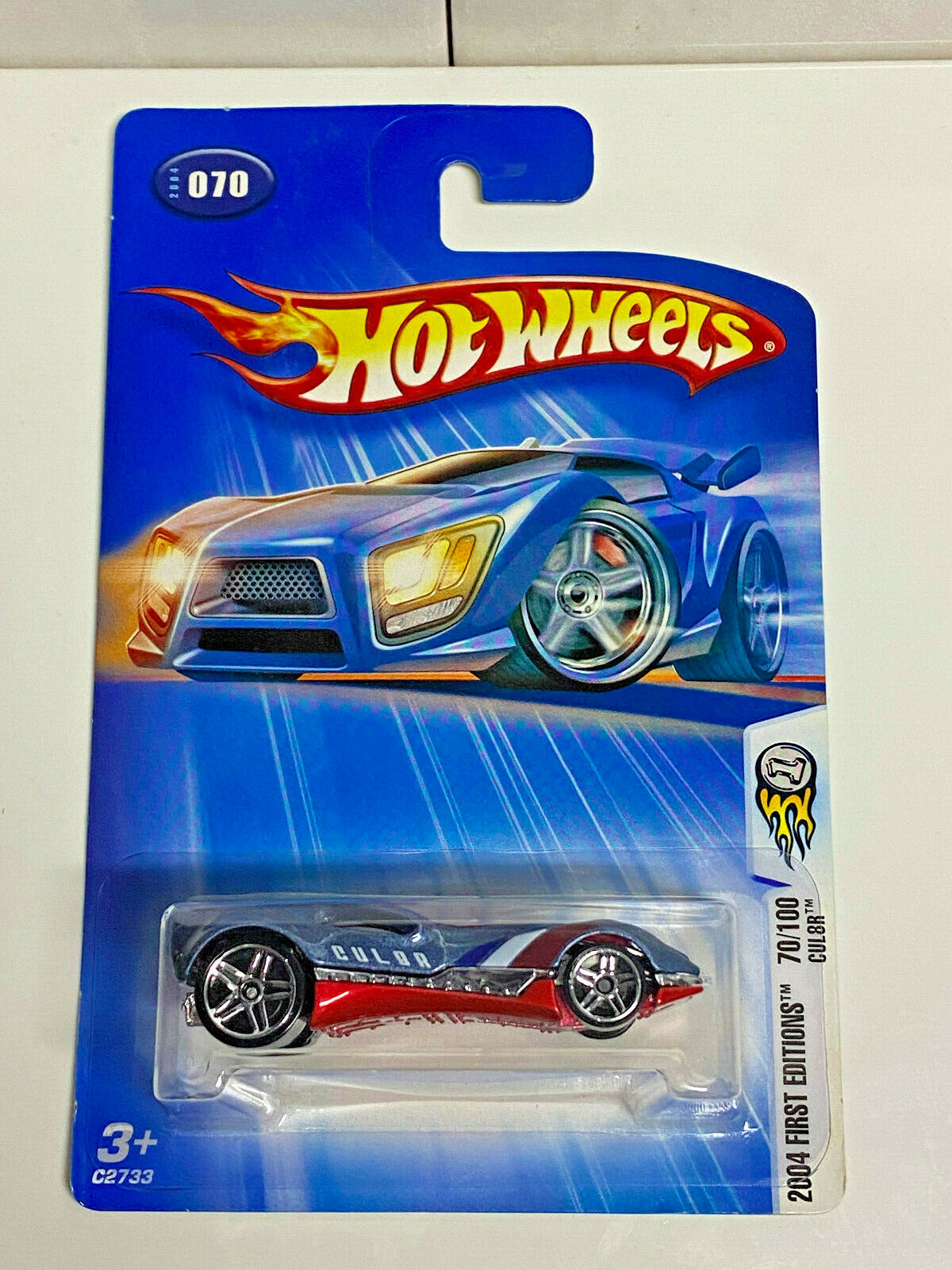 2004 Hot Wheels 2004 First Editions 70/100 CUL8R NIP INTERNATIONAL CARD