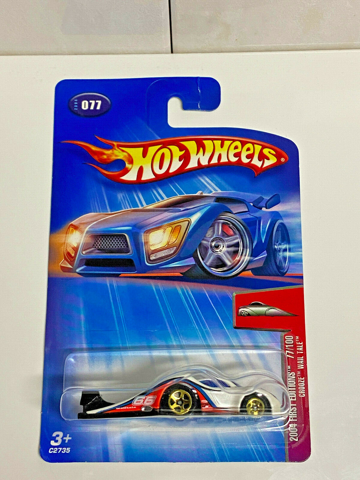 2004 Hot Wheels 2004 First Editions Crooze Wail-Tale 77/100 #077 (Soft Corners)