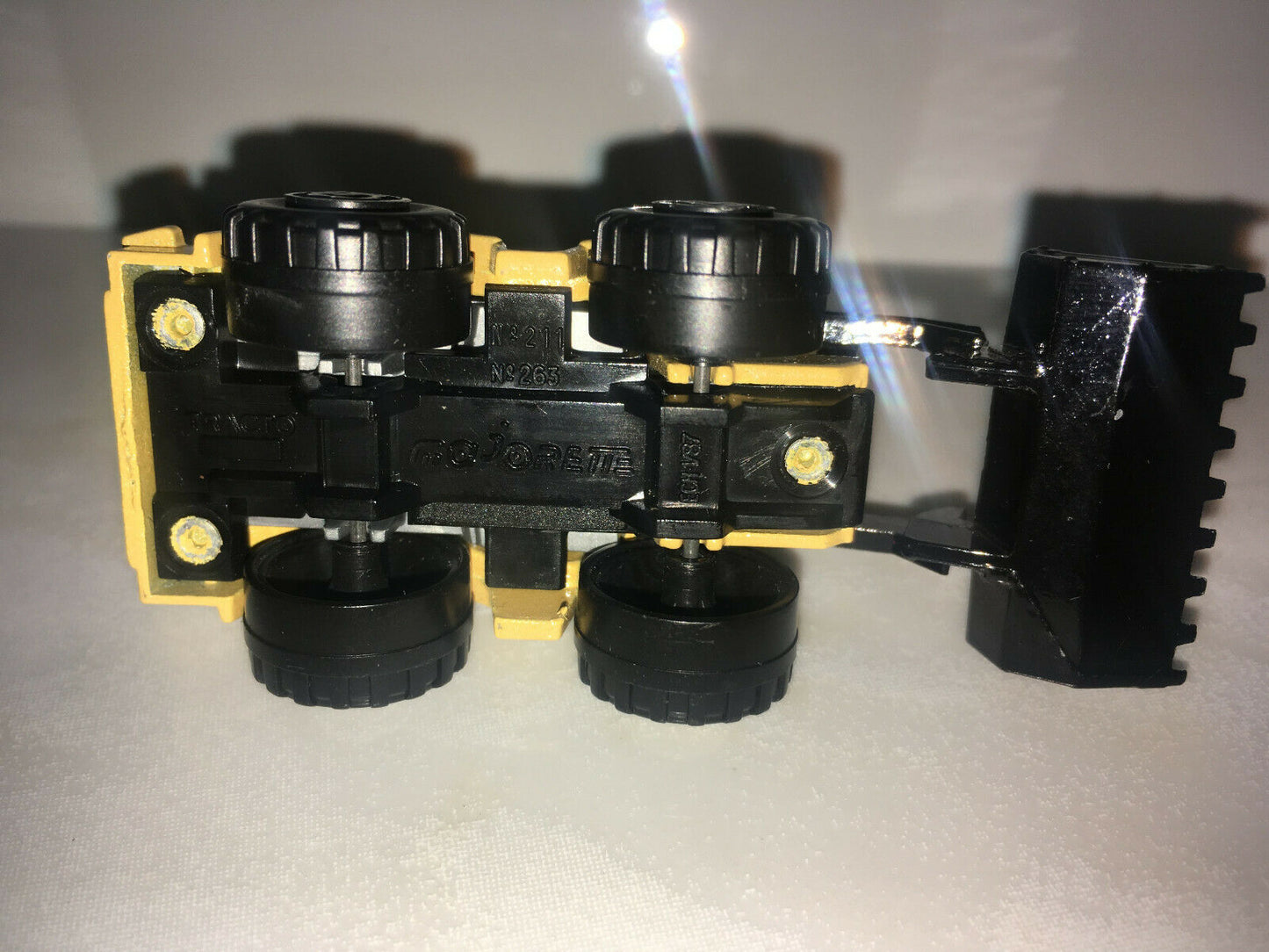 Majorette Tracto No. 211 and No. 263 Yellow