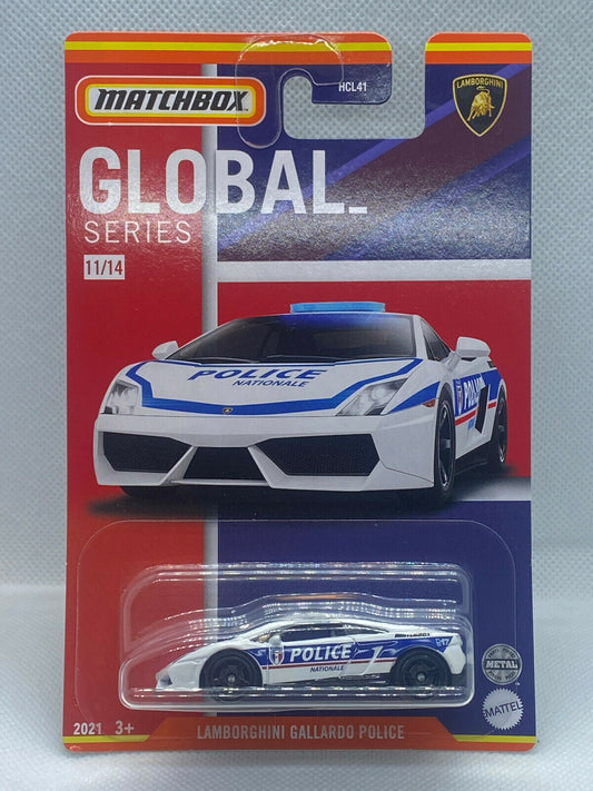 2021 Matchbox Global Series 11/14 Lamborghini Gallardo Police (Soft Corners)