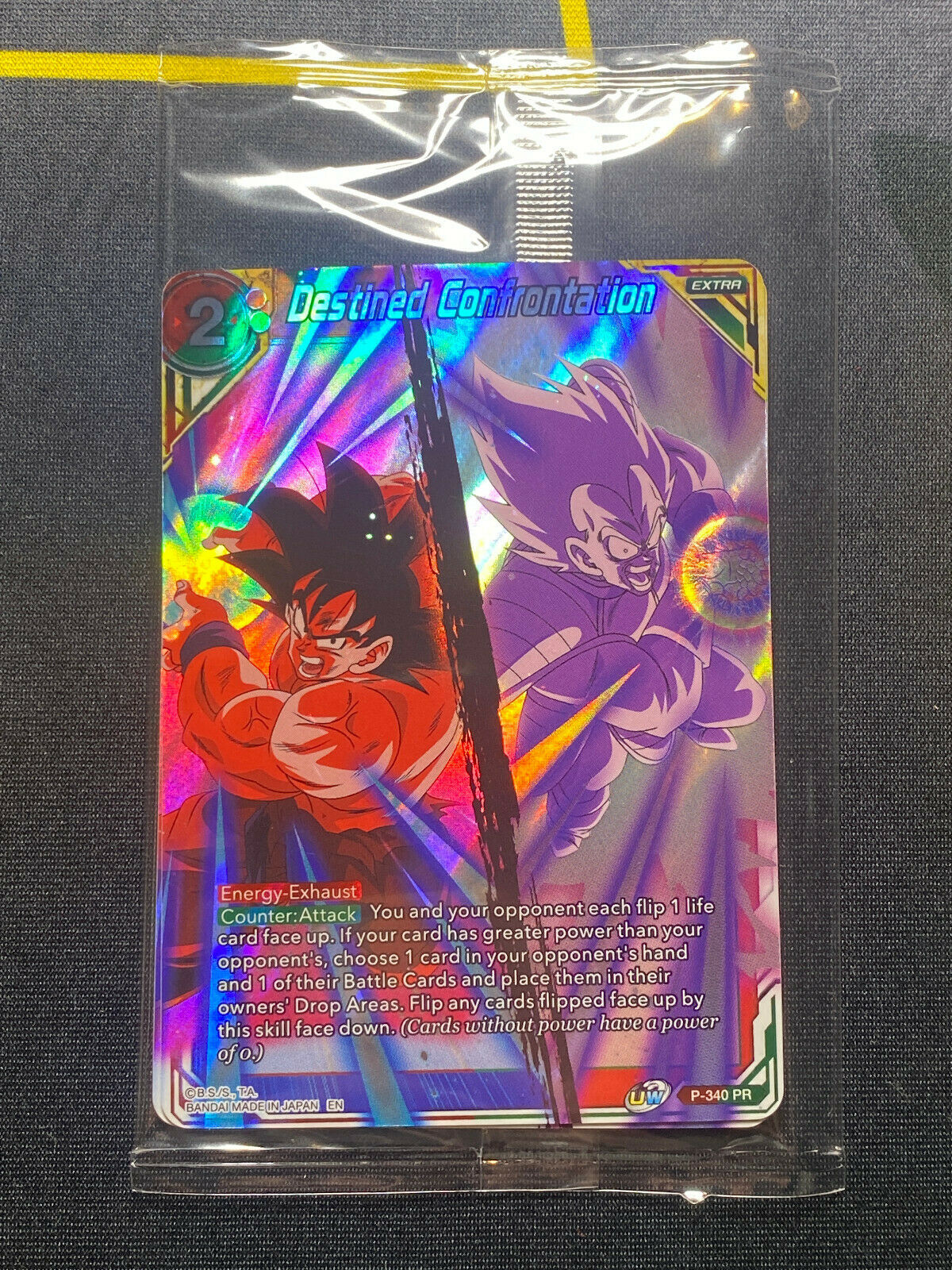 DRAGON BALL SUPER CARD GAME Destined Confrontation P340-PR Promo Card NM SEALED