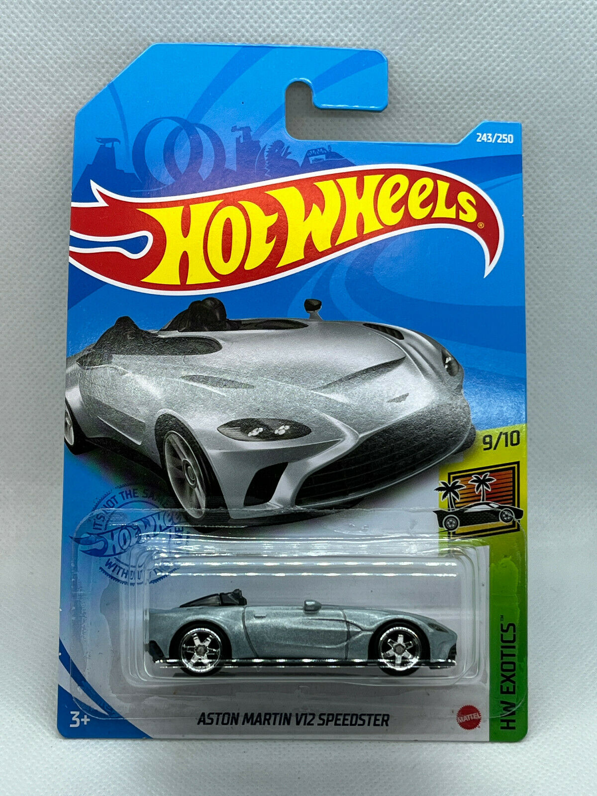 2021 Hot Wheels Aston Martin V12 Speedster Super Custom Real Riders W/Protector
