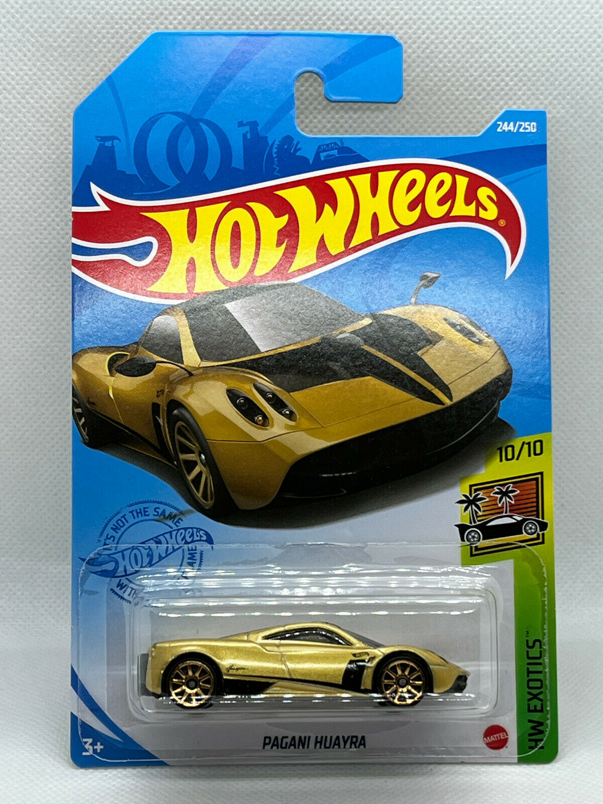 2021 Hot Wheels HW Exotics #10/10 Pagani Huayra Gold NIP