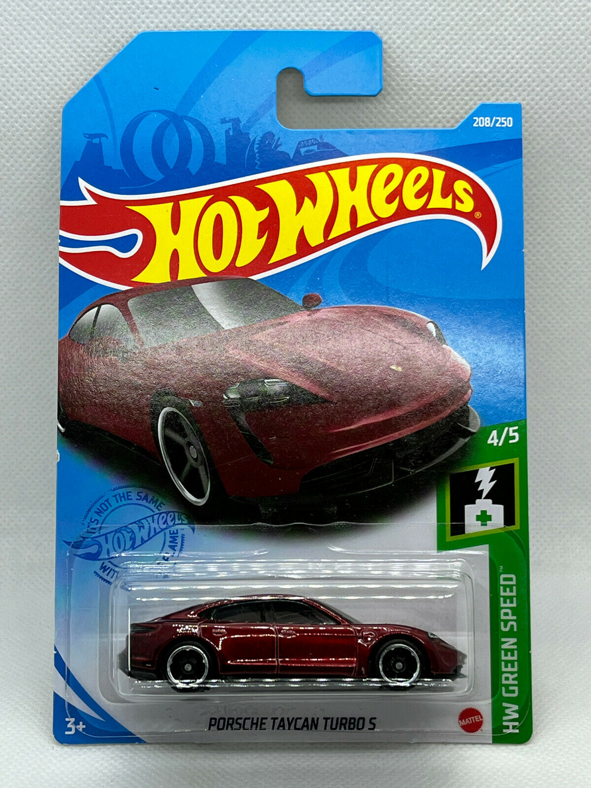 2021 Hot Wheels HW Green Speed #208/250 Porsche Taycan Turbo S