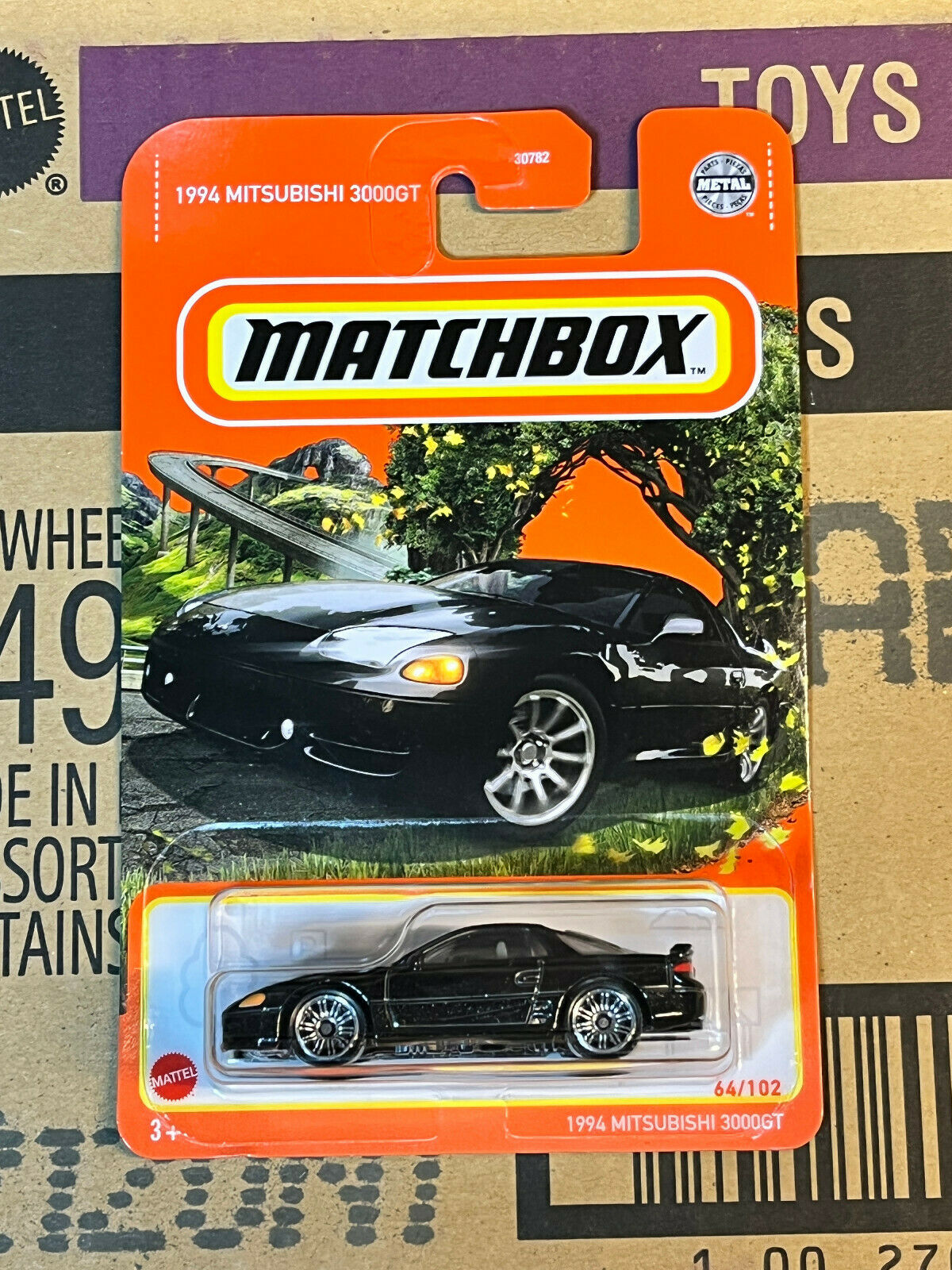 2022 Matchbox 1994 Mitsubishi 3000GT Black #64/102