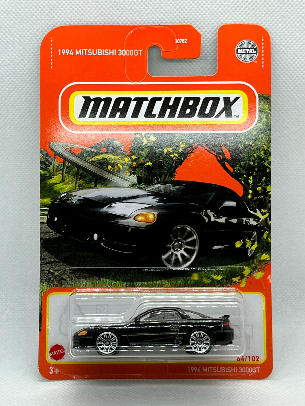 2022 Matchbox 1994 Mitsubishi 3000GT Black #64/102