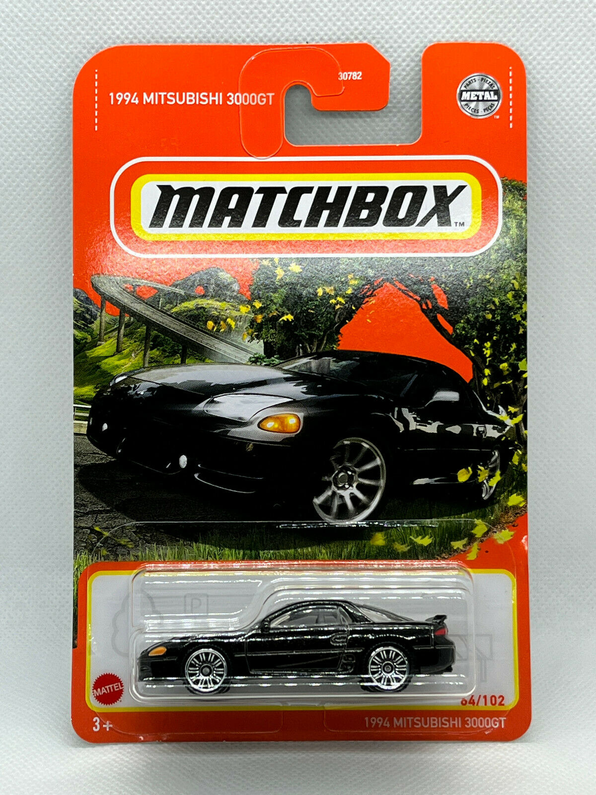 2022 Matchbox 1994 Mitsubishi 3000GT Black #64/102