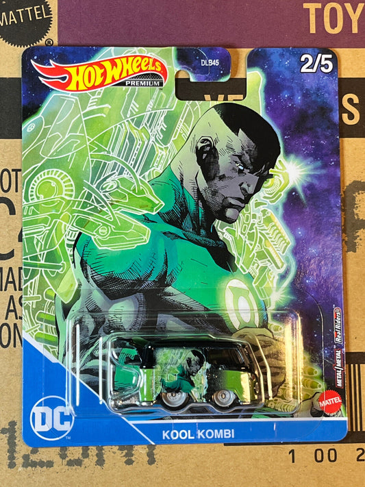 2022 Hot Wheels Premium Pop Culture DC Comics Green Lantern Kool Kombi #2/5