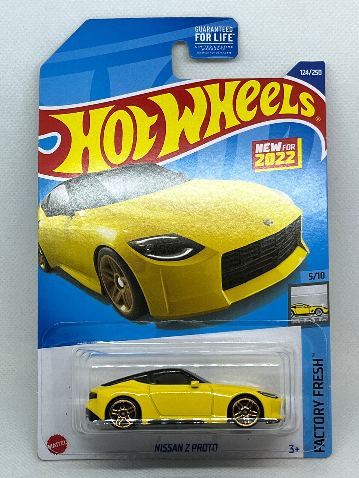 2022 Hot Wheels Factory Fresh #5/10 Nissan Z Proto Yellow (Soft Corner)