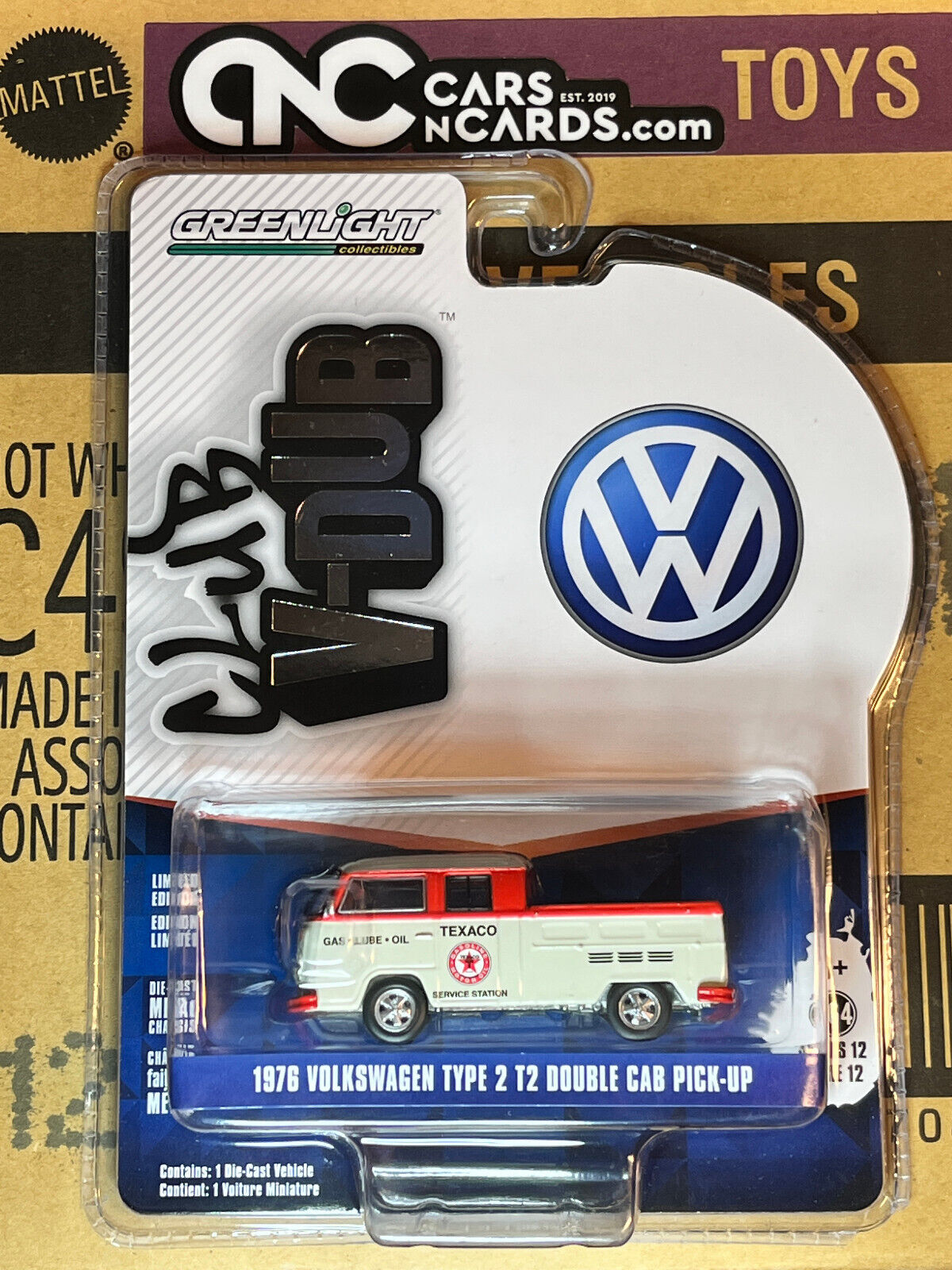 Greenlight 1976 Volkswagen Type 2 T2 Double Cab Pick-Up CLUB V-DUB SERIES 12