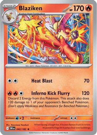 Blaziken - 042/182 42 - SV10 Destined Rivals Holofoil
