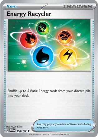 Energy Recycler 164 - SV10 Destined Rivals Reverse Holofoil