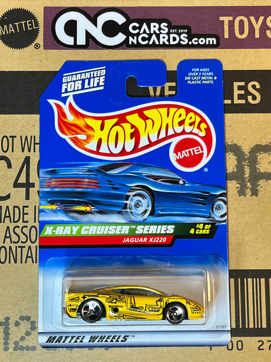 1999 Hot Wheels X-Ray Cruisers Series #4/4 Jaguar US Card NIP
