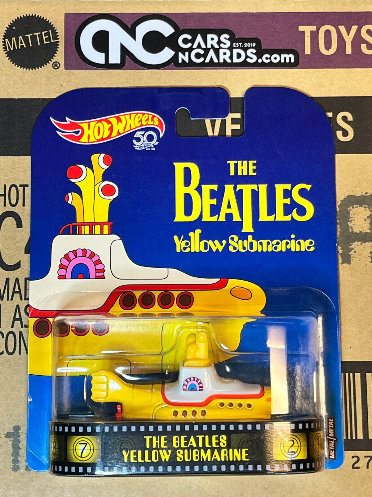 2018 Hot Wheels Retro Entertainment The Beatles Yellow Submarine