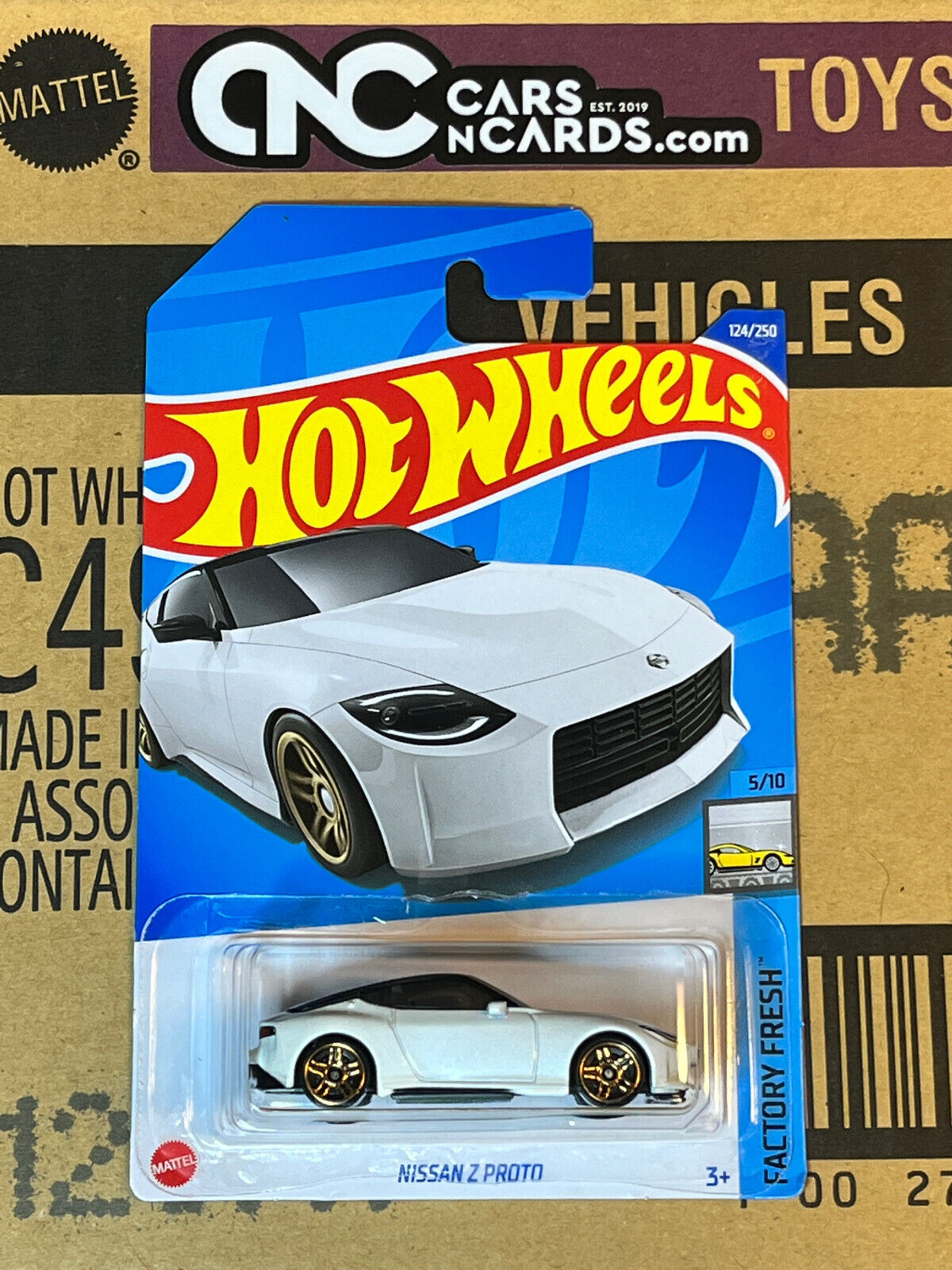 2022 Hot Wheels Factory Fresh #5/10 Nissan Z Proto White (Soft Corners)