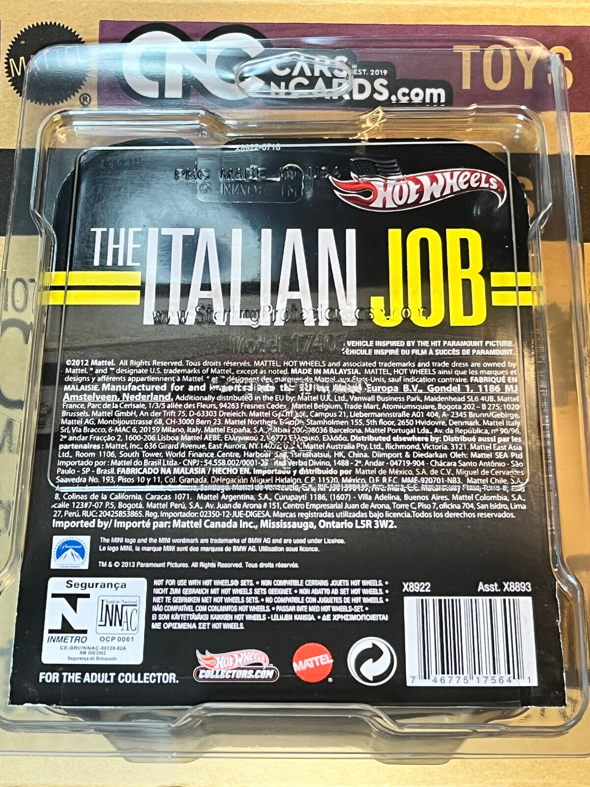 Hot wheels morris mini italian job outlet