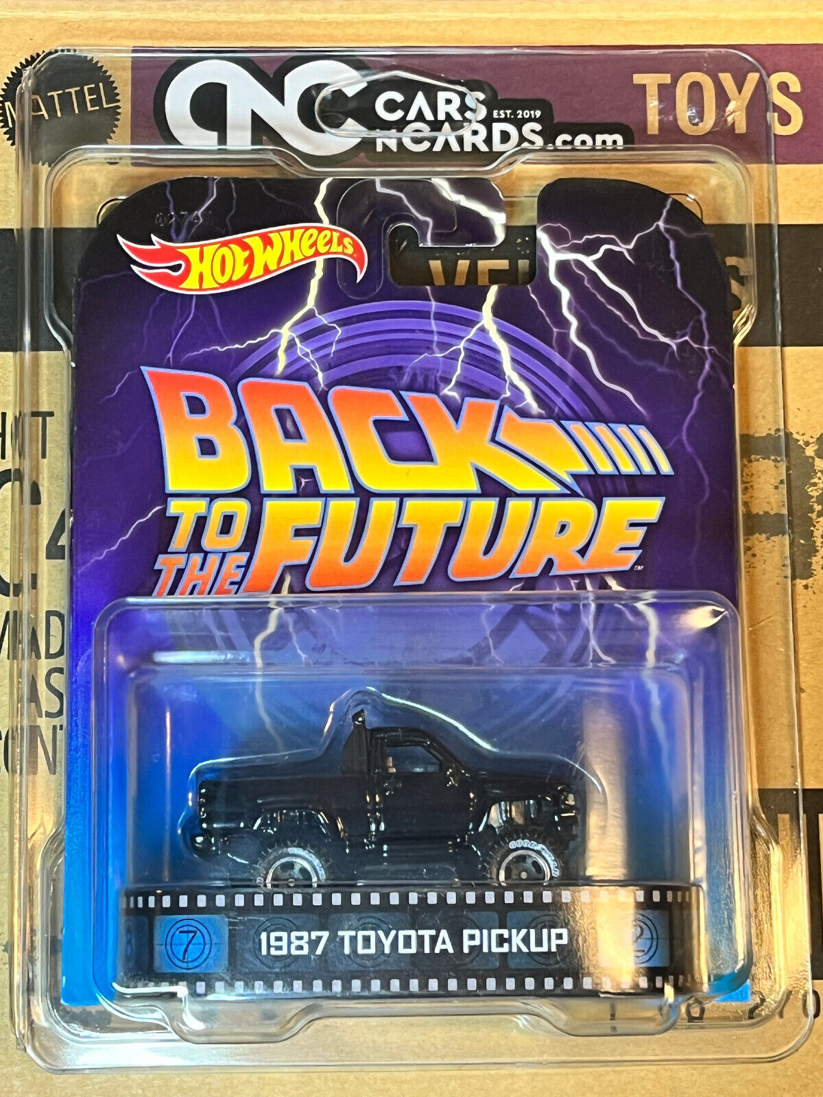 2013 Hot Wheels Retro Ent Back to the Future 1987 Toyota Pickup With Protector