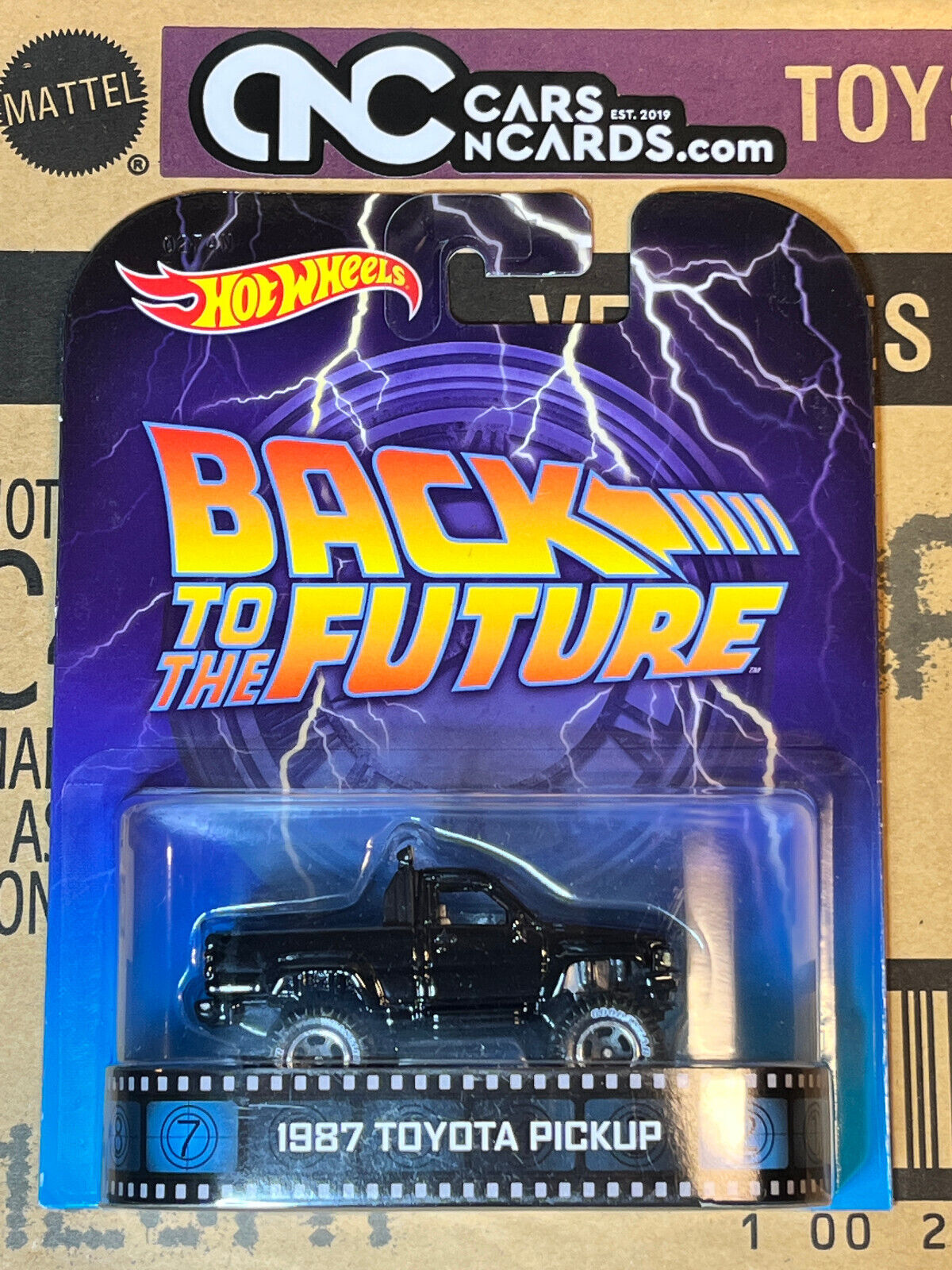 2013 Hot Wheels Retro Ent Back to the Future 1987 Toyota Pickup With Protector