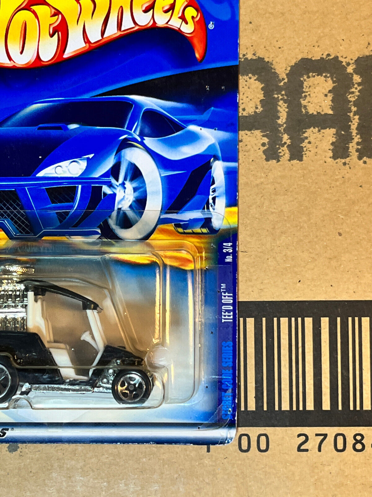 2000 Hot Wheels Secret Code Series #3/4 Tee'd Off (Card Damage)
