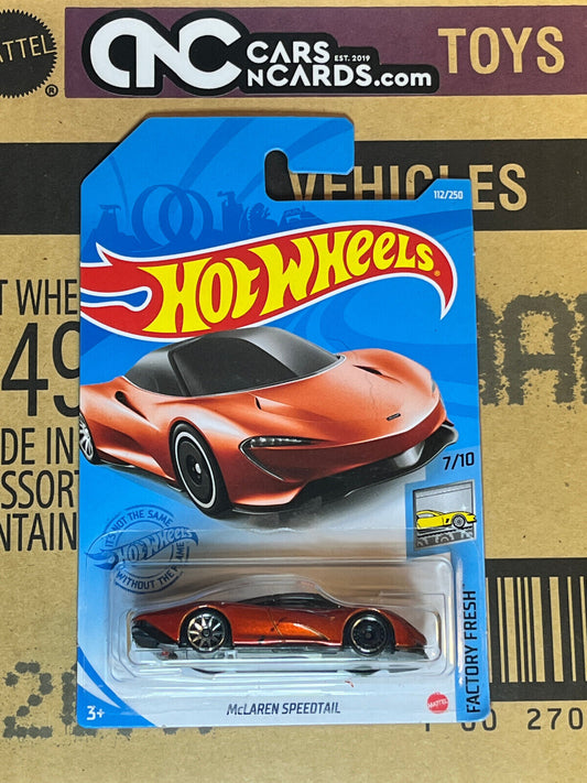 2021 Hot Wheels Factory Fresh #7/10 McLaren Speedtail Orange Paint ERROR