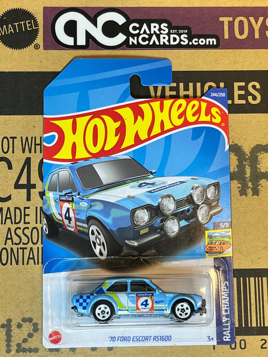2022 Hot Wheels Rally Champs #5/5 '70 Ford Escort RS1600 (Soft Corners)