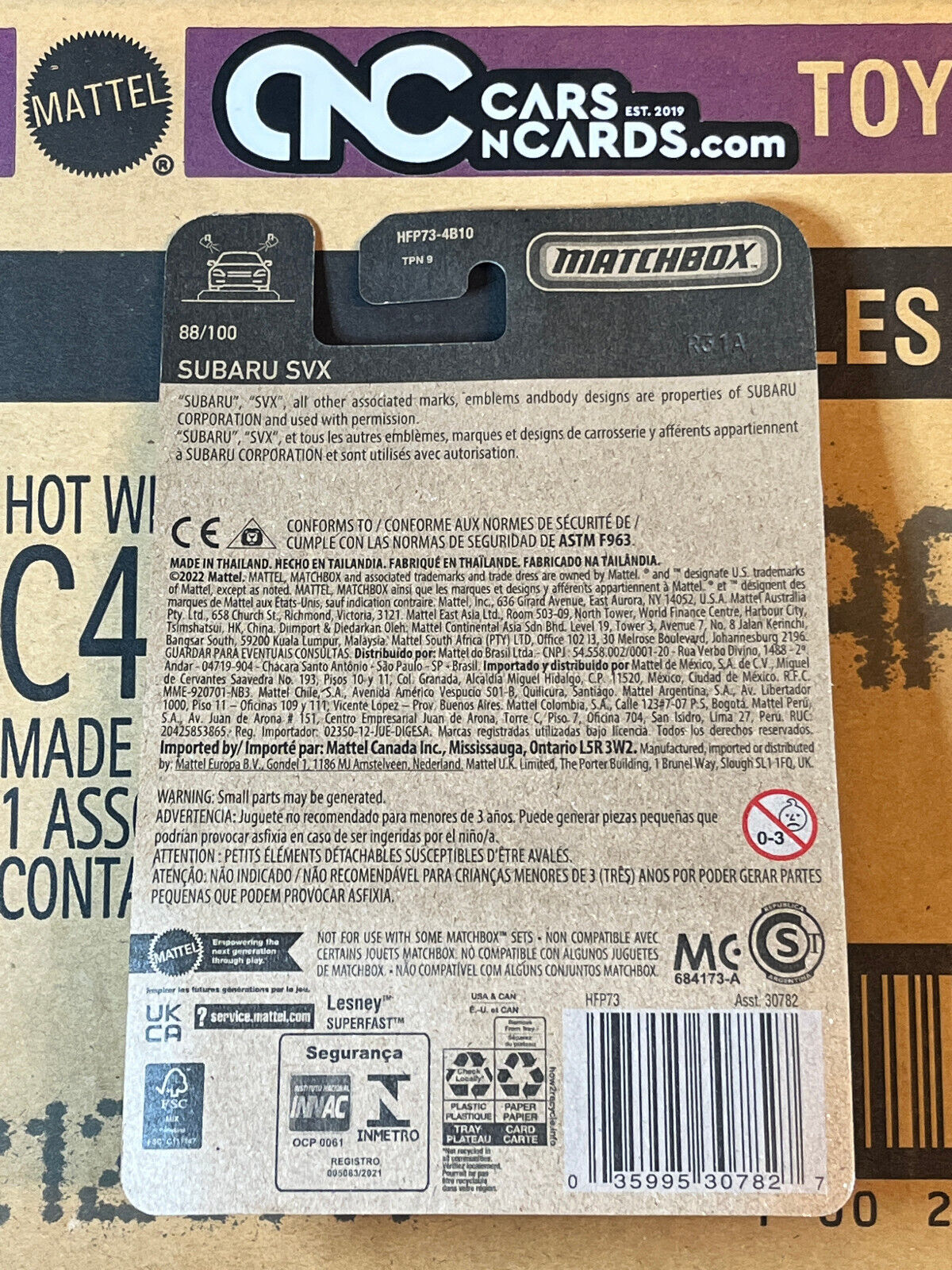 2022 Matchbox Subaru SVX #88/100 NIP