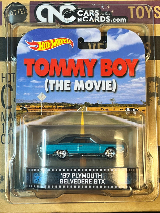 2013 Hot Wheels Retro Ent Tommy Boy '67 Plymouth Belvedere GTX With Protector