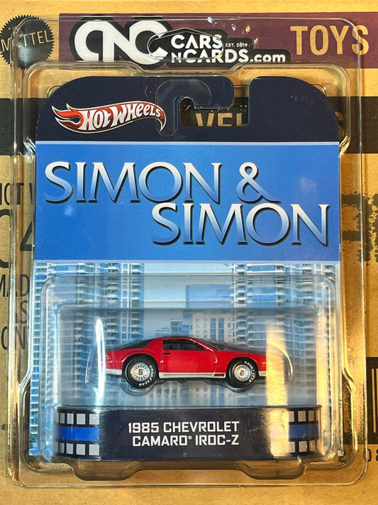 2013 Hot Wheels Retro Ent Simon & Simon 1985 Chevrolet Camaro Iroc-Z W/Protector