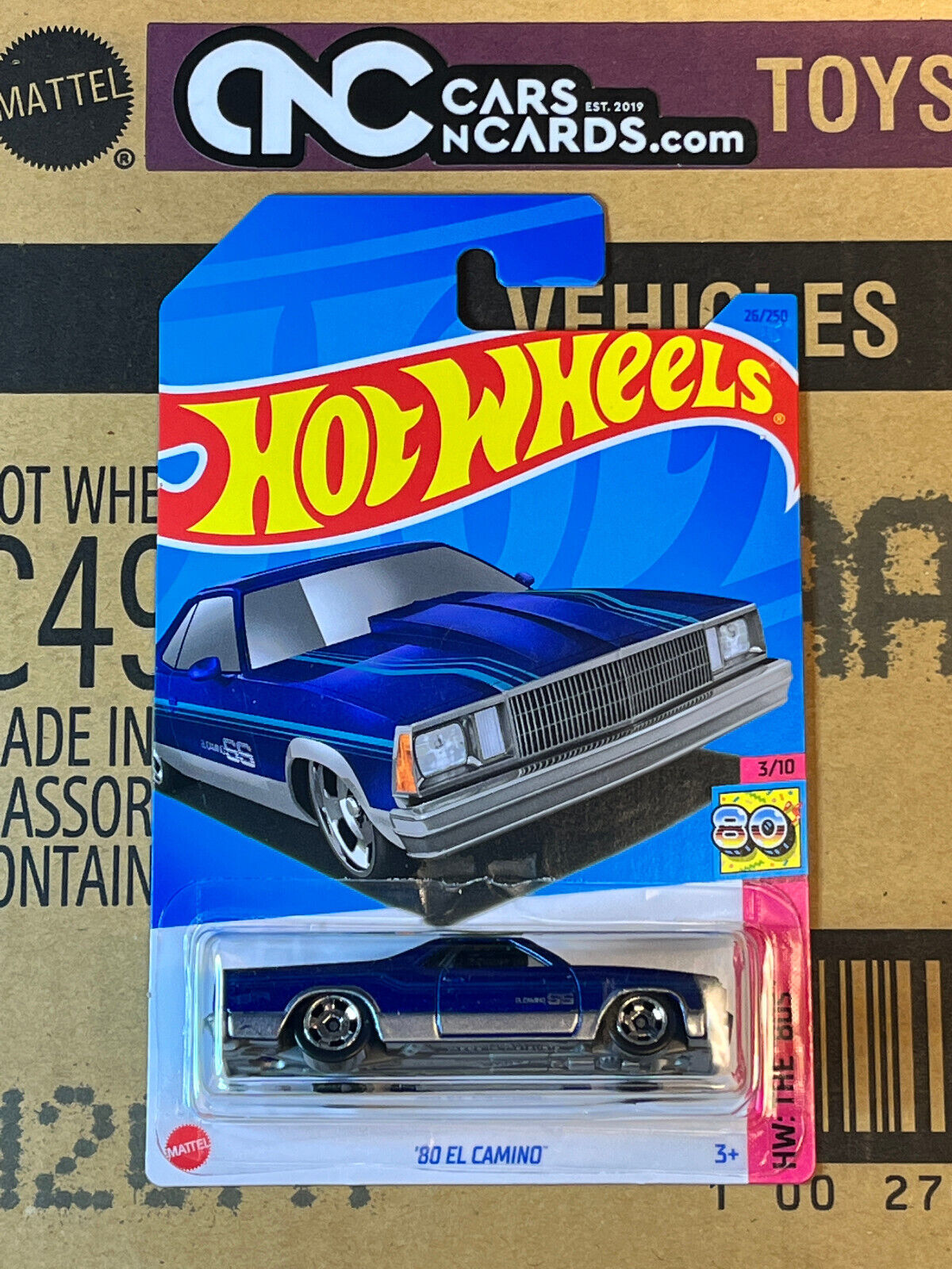 2023 Hot Wheels HW The 80s #3/10 '80 El Camino (Cracked Blister)