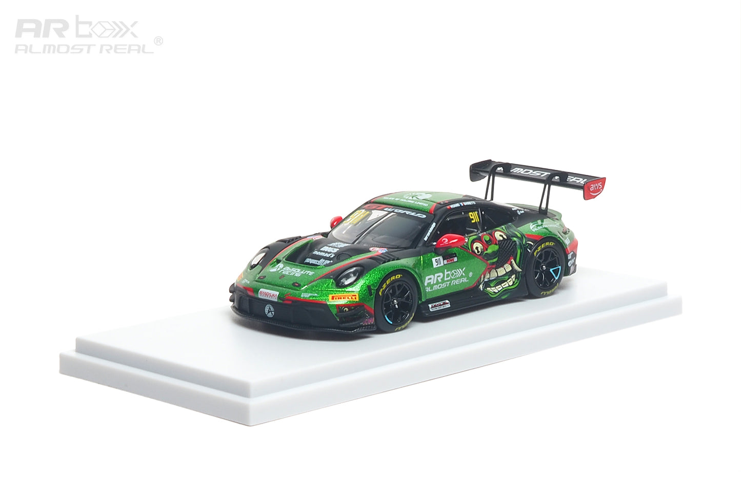 (PRE-ORDER) Almost Real 1:64 Porsche 911 GT3 R 2026 GT World Challenge Asia Mandalika #911 640006021