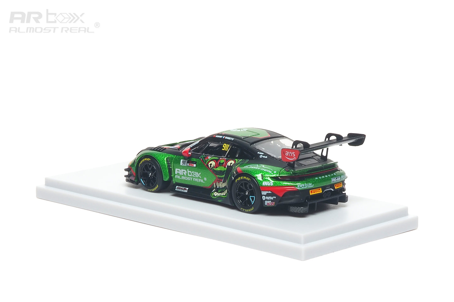 (PRE-ORDER) Almost Real 1:64 Porsche 911 GT3 R 2026 GT World Challenge Asia Mandalika #911 640006021