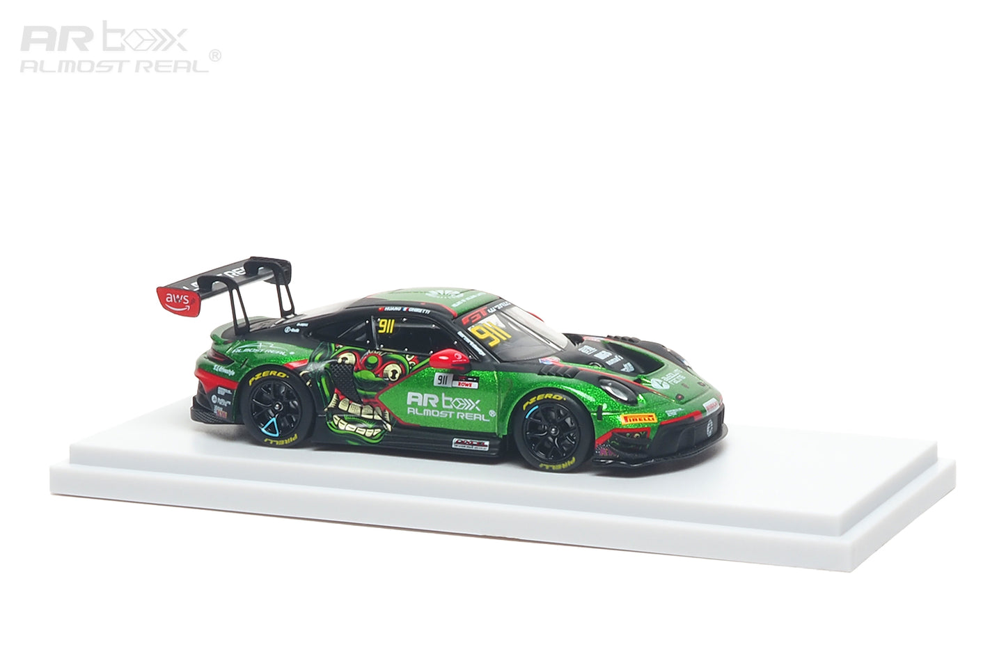 (PRE-ORDER) Almost Real 1:64 Porsche 911 GT3 R 2026 GT World Challenge Asia Mandalika #911 640006021