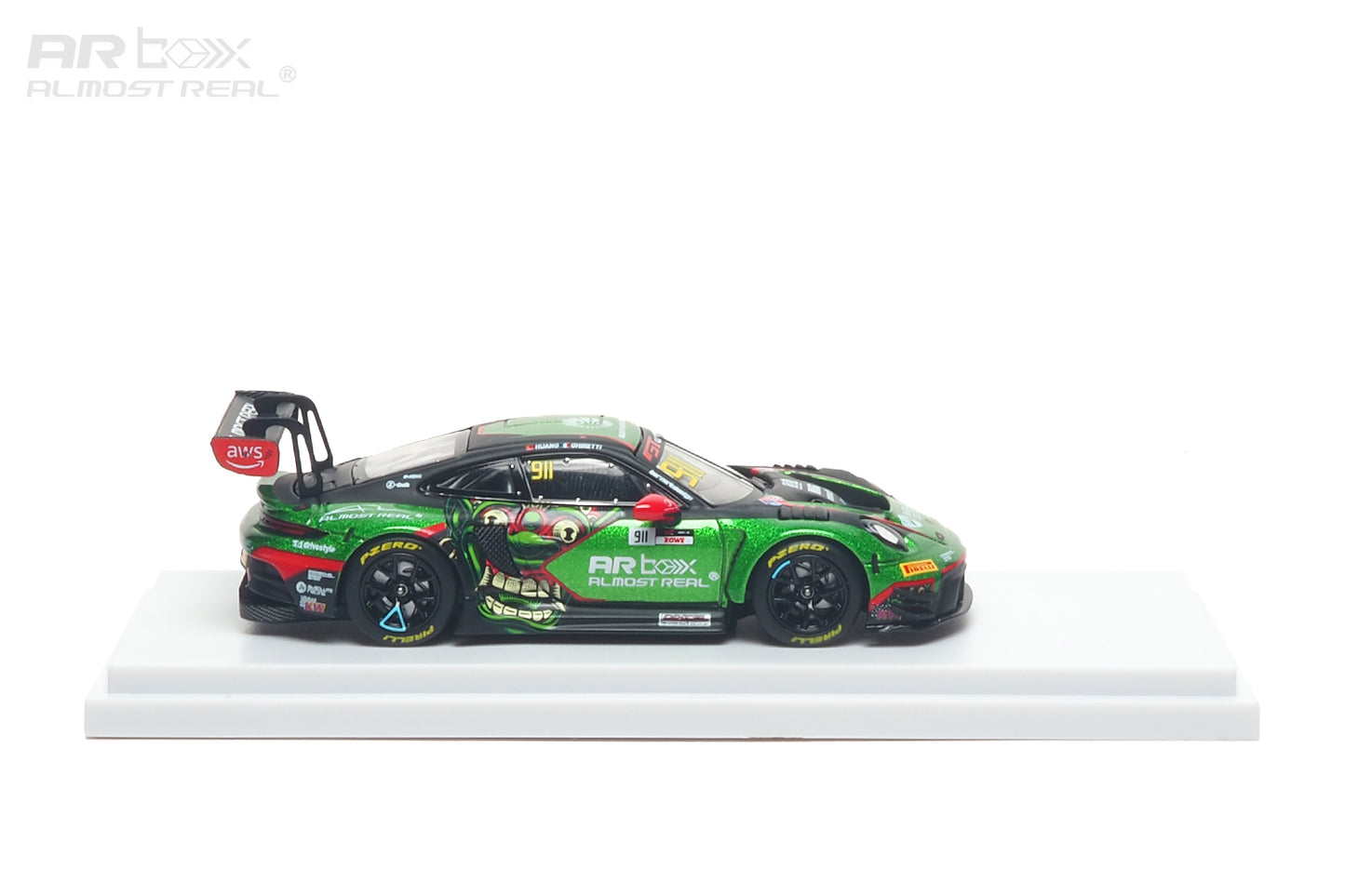 (PRE-ORDER) Almost Real 1:64 Porsche 911 GT3 R 2026 GT World Challenge Asia Mandalika #911 640006021