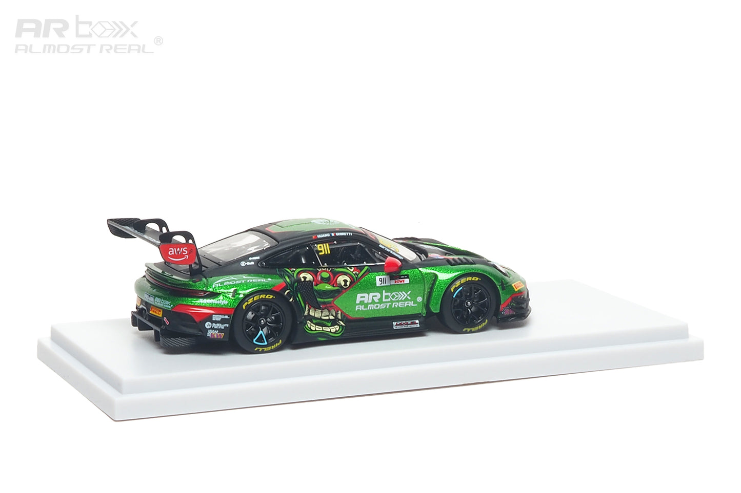 (PRE-ORDER) Almost Real 1:64 Porsche 911 GT3 R 2026 GT World Challenge Asia Mandalika #911 640006021