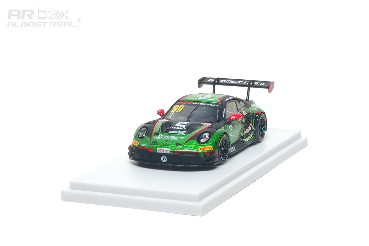 (PRE-ORDER) Almost Real 1:64 Porsche 911 GT3 R 2026 GT World Challenge Asia Mandalika #911 640006021
