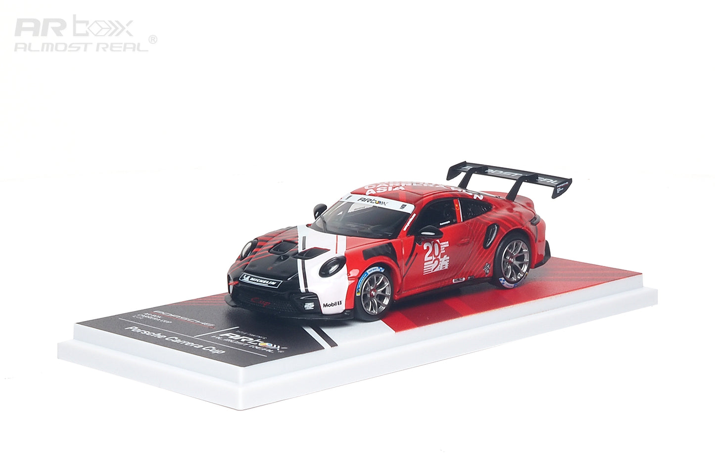 (PRE-ORDER) Almost Real 1:64 Porsche 911 Cup Porsche ARbox Carrera Cup Asia 2026 Hero Car 640010001