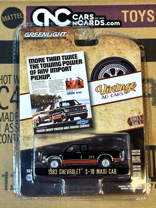 Greenlight Vintage Ad Cars Series 5 1983 Chevrolet S-10 Maxi Cab NIP