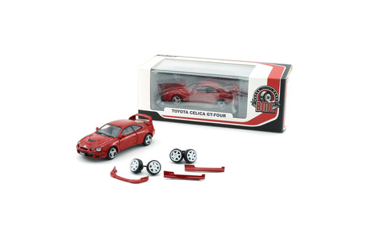 (PRE-ORDER) BMC 1:64 Toyota Celica GT Four -RED (LHD) 64B0418 (Paper Box)
