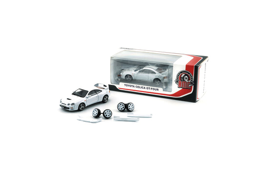 (PRE-ORDER) BMC 1:64 Toyota Celica GT Four -White (LHD) 64B0420 (Paper Box)