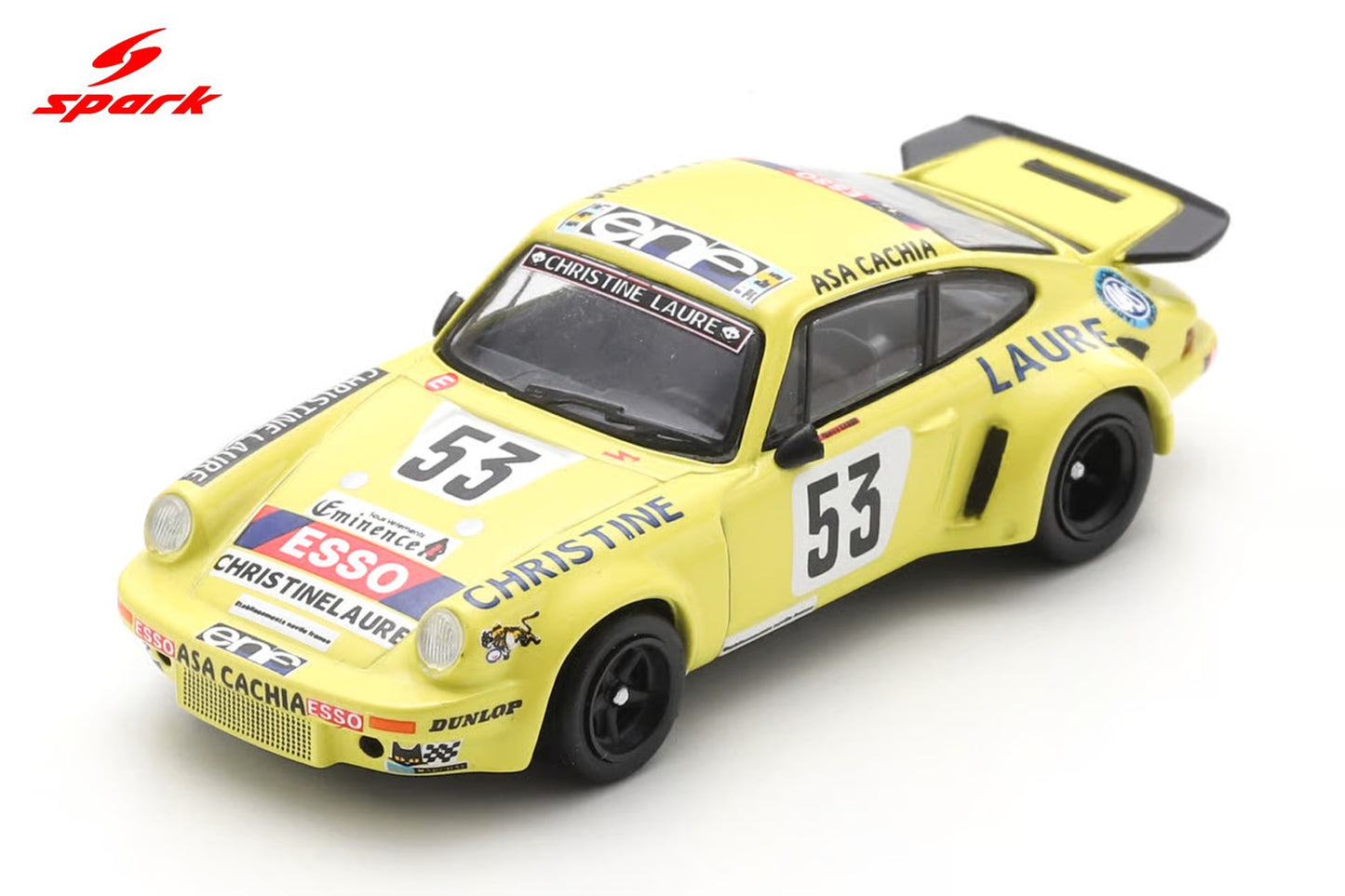 (PRE-ORDER) SPARK 1:64 Porsche 911 Carrera RSR No.53 Le Mans 24H 1976 T. Sabine - P. Dagoreau - J-C. Andruet 64S024
