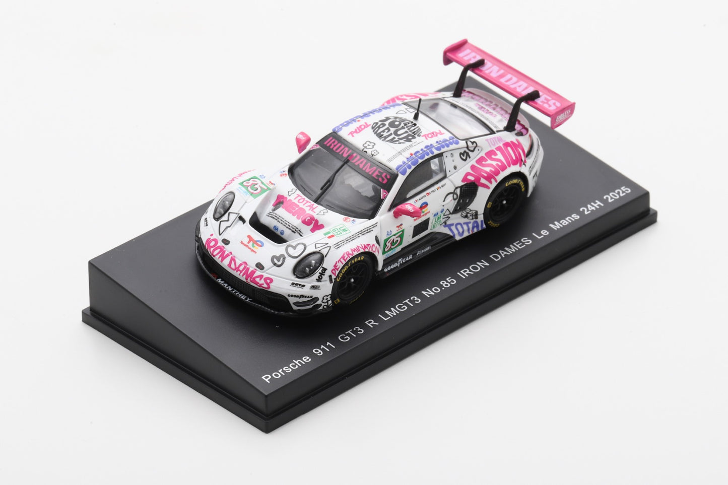 (PRE-ORDER) SPARK 1:64 Porsche 911 GT3 R LMGT3 No.85 IRON DAMES Le Mans 24H 2025 C. Martin - R. Frey - S. Bovy 64S076