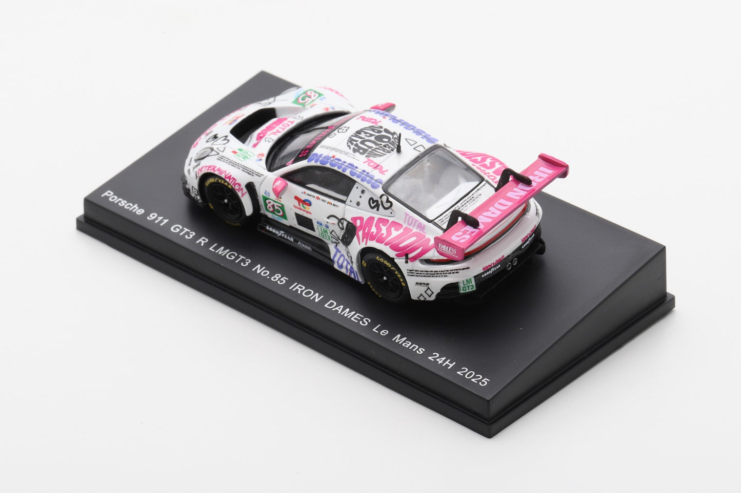 (PRE-ORDER) SPARK 1:64 Porsche 911 GT3 R LMGT3 No.85 IRON DAMES Le Mans 24H 2025 C. Martin - R. Frey - S. Bovy 64S076