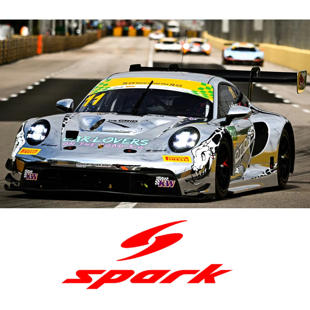 (PRE-ORDER) SPARK 1:64 Porsche 911 GT3 R (992) No.11 SCHUMACHER CLRT Macau GT Cup - FIA GT World Cup 2025 Ayhancan GÜ VEN 64S115