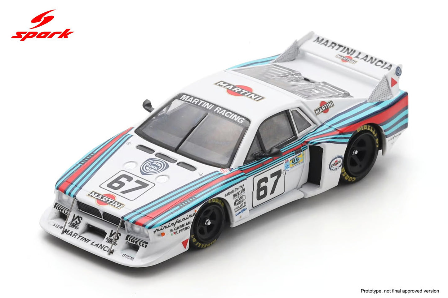 (PRE-ORDER) SPARK 1:64 Lancia Beta Montecarlo Turbo No.67 Le Mans 24H 1981 B. Gabbiani - E. Pirro 64S152