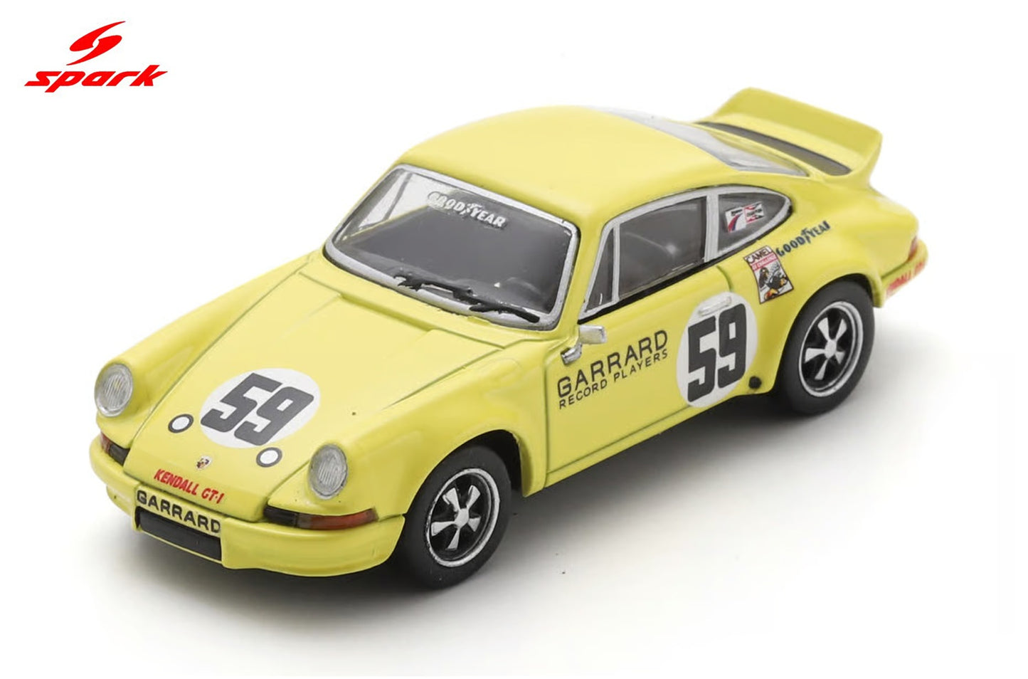 (PRE-ORDER) SPARK 1:64 Porsche Carrera RSR No.59 Winner Sebring 12H 1973 P. Gregg - H. Haywood - D. Helmick 64SE73