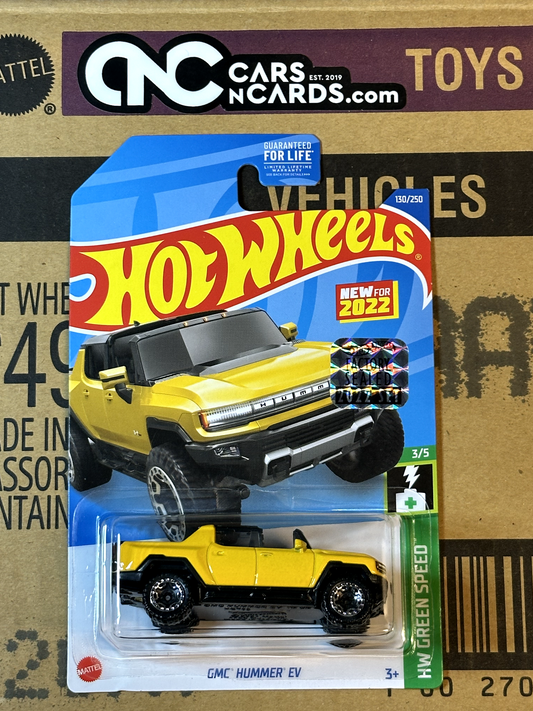 2022 Hot Wheels RLC Factory Sealed HW Green Speed #5/5 GMC Hummer EV Yellow