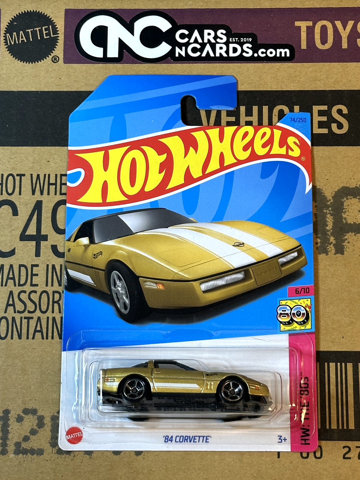 2023 Hot Wheels HW: The 80's 6/10 '84 Corvette Gold